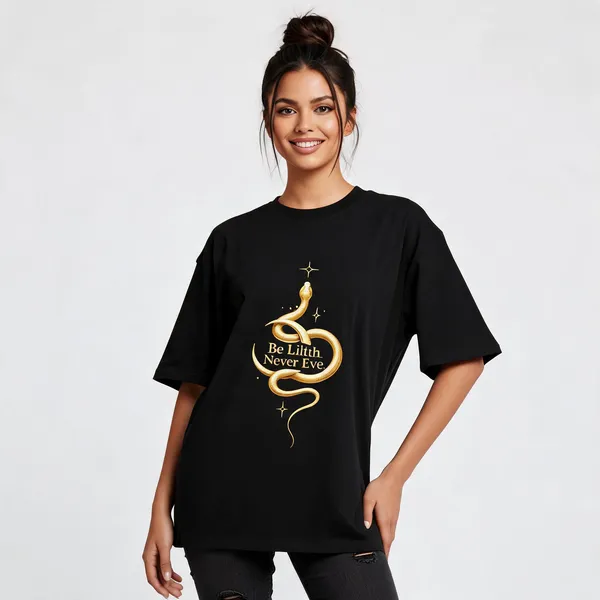 Lilith_Never_Eve_Graphic_T_Shirt_Unisex_Tee_Black
