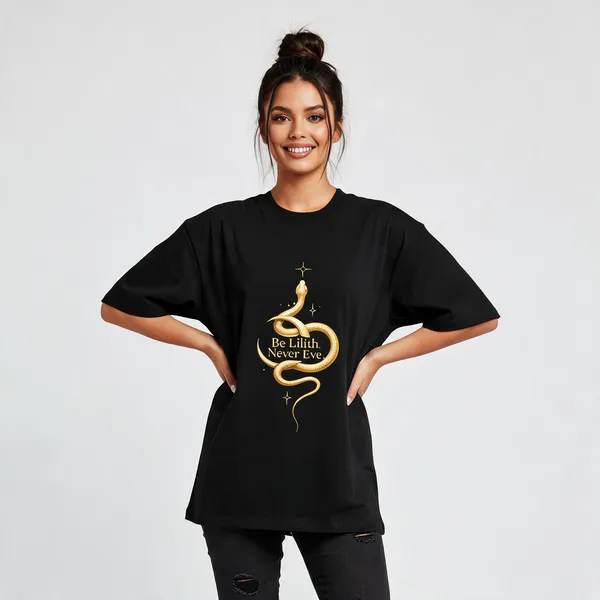 Lilith_Never_Eve_Graphic_T_Shirt_Unisex_Tee_Black
