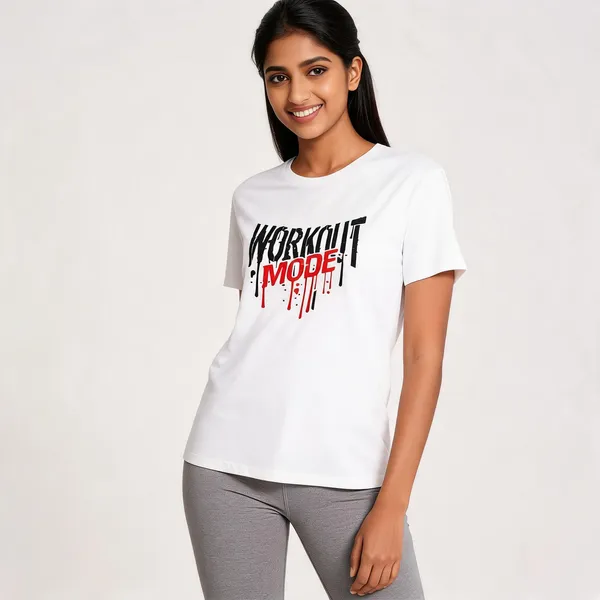 Workout_Mode_Unisex_T_Shirt_White