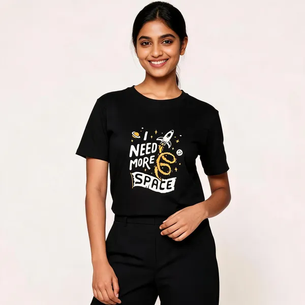 I_Need_More_Space_Unisex_T_Shirt_Black