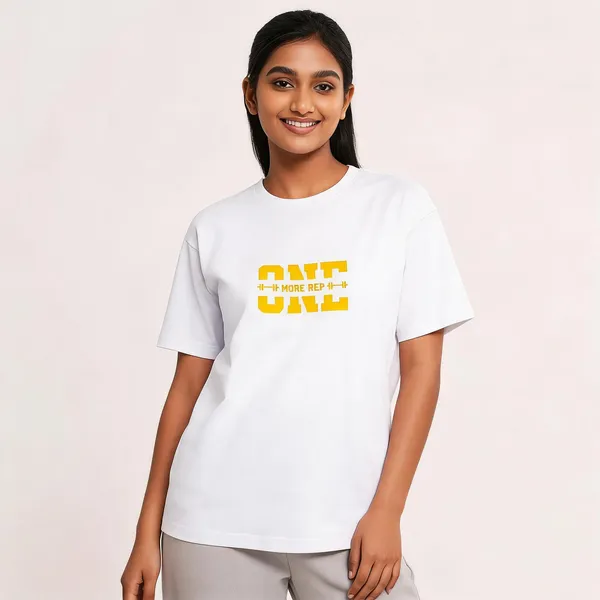 One_More_Rep_Unisex_T_Shirt_White