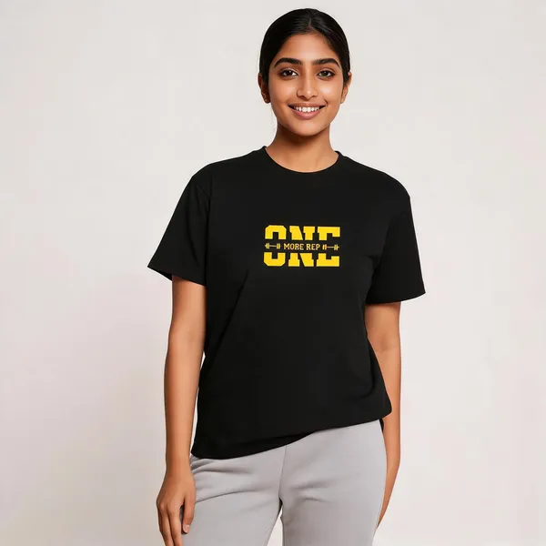One_More_Rep_Unisex_T_Shirt_Black