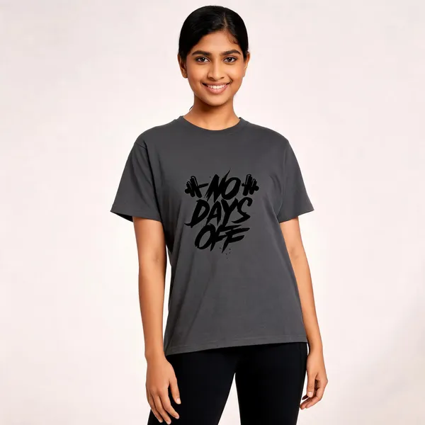 No_Days_Off_Unisex_T_Shirt_Steel_Grey