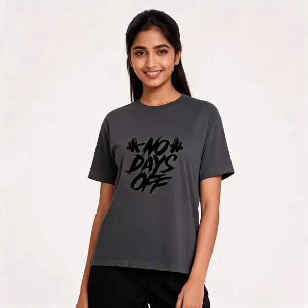 No_Days_Off_Unisex_T_Shirt_Steel_Grey