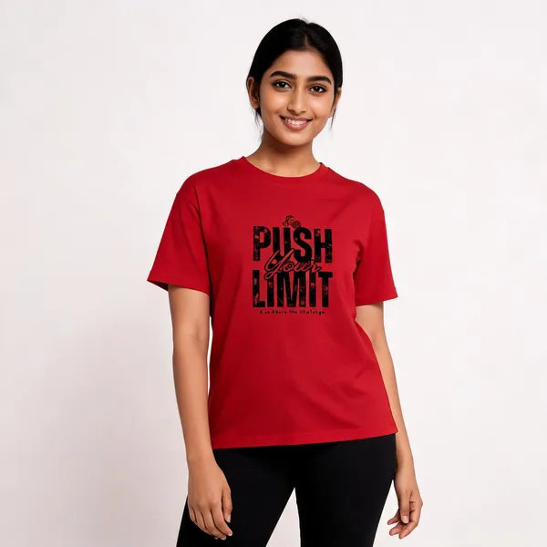 Push_Your_Limit_Unisex_T_Shirt_Red
