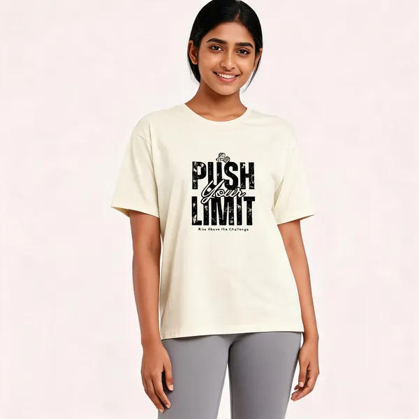 Push_Your_Limit_Unisex_T_Shirt_Off_White