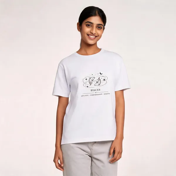 Pisces_White_Unisex_T_Shirt_White