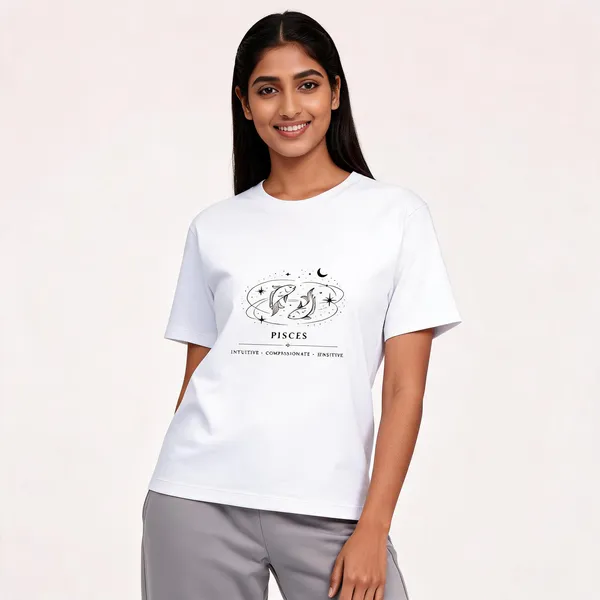 Pisces_White_Unisex_T_Shirt_White