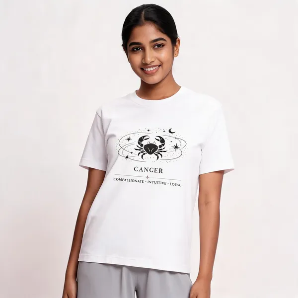 Cancer_White_Unisex_T_Shirt_White