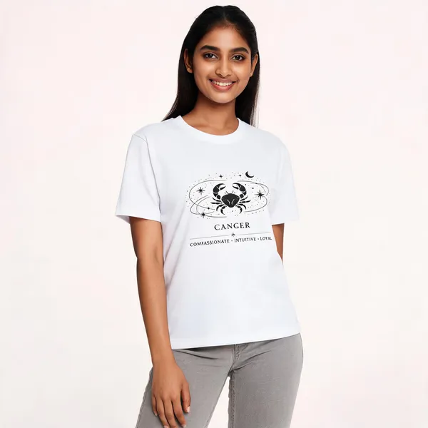 Cancer_White_Unisex_T_Shirt_White