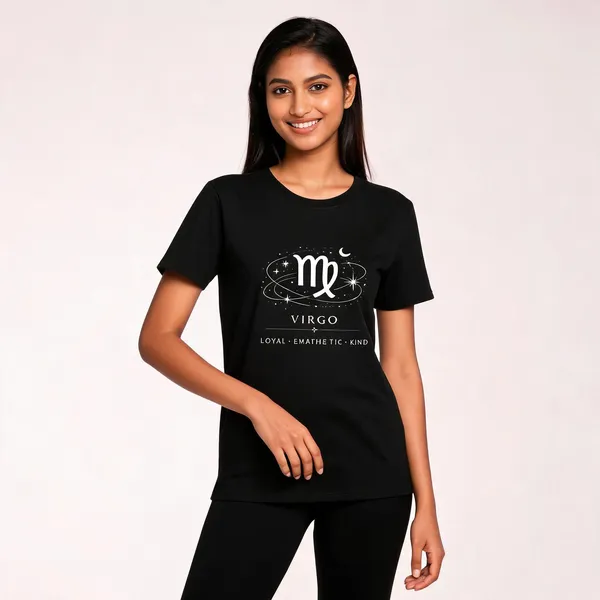 Virgo_Black_Unisex_T_Shirt_Black