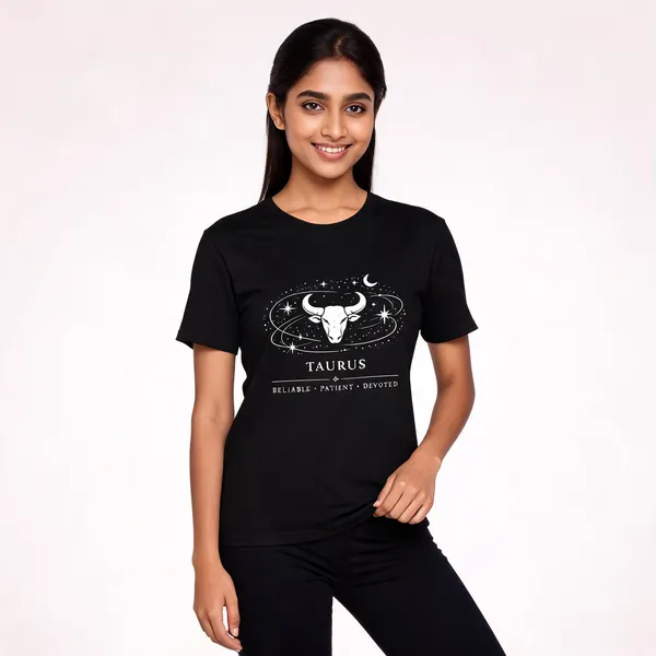 Taurus_Black_Unisex_T_Shirt_Black