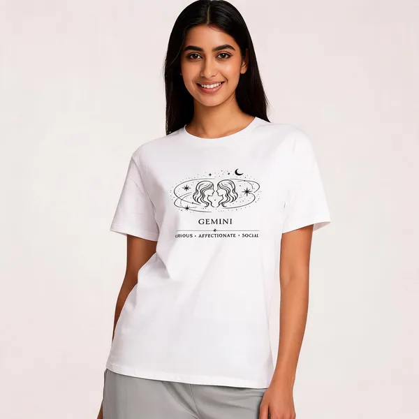 Gemini_White_Unisex_T_Shirt_White