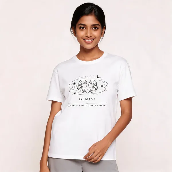 Gemini_White_Unisex_T_Shirt_White