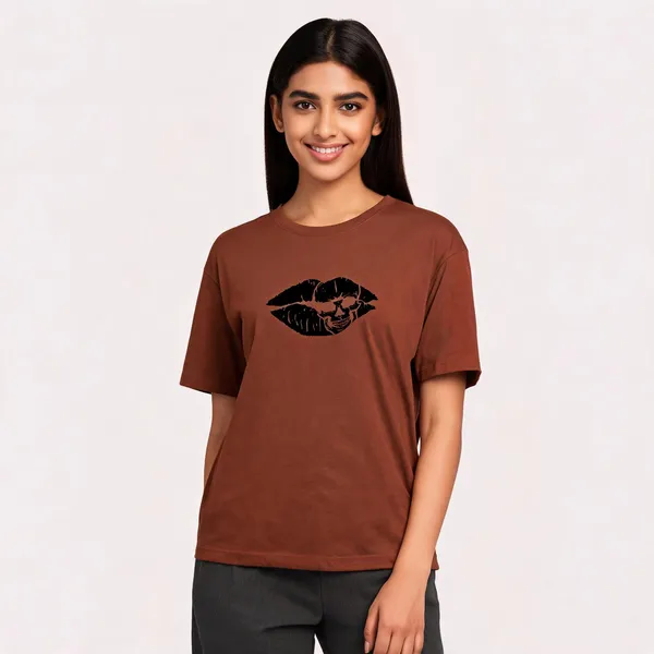Lethal_Kiss_Unisex_T_Shirt_Copper