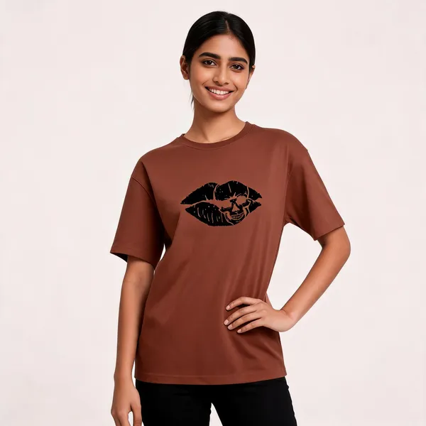 Lethal_Kiss_Unisex_T_Shirt_Copper