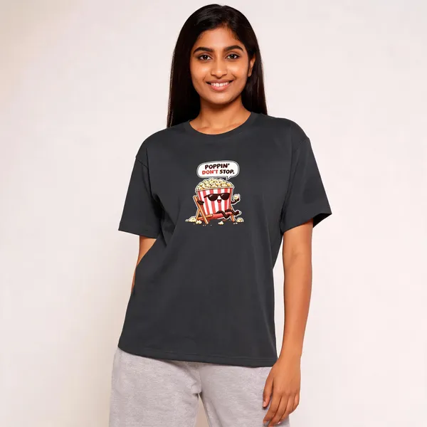 Poppin_Popcorn_Unisex_T_Shirt_Steel_Grey