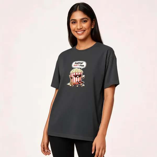 Poppin_Popcorn_Unisex_T_Shirt_Steel_Grey
