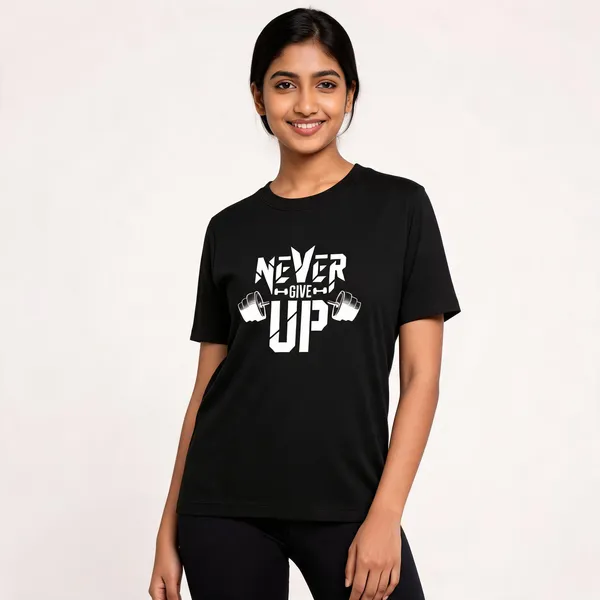 Never_Give_Up_Unisex_T_Shirt_Motivational_Gym_Tee_Black