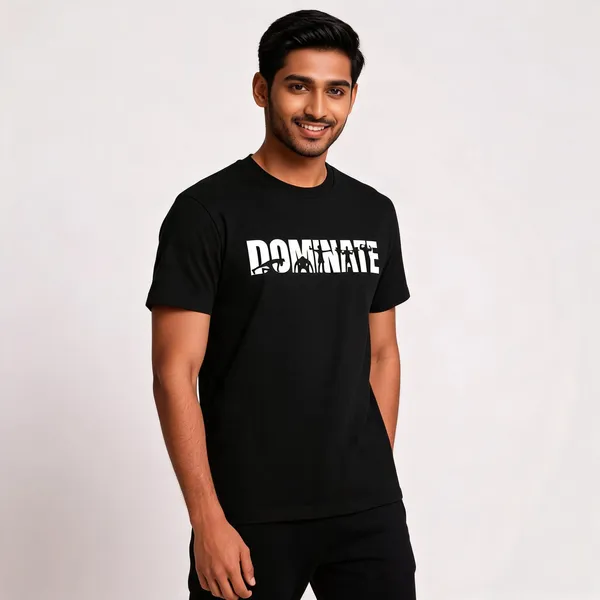Dominate_Unisex_T_Shirt_Gym_Fitness_Streetwear_Black