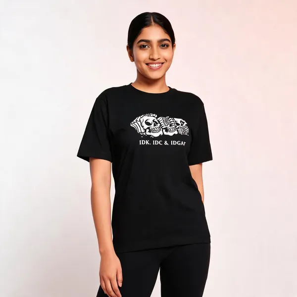Idk_Unisex_T_Shirt_Funny_Streetwear_Graphic_Tee_Black