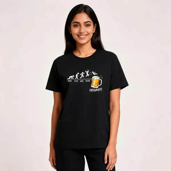 Beer_Friday_Unisex_Classic_T_Shirt_Black