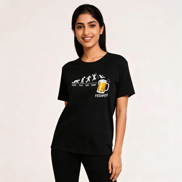 Beer_Friday_Unisex_Classic_T_Shirt_Black