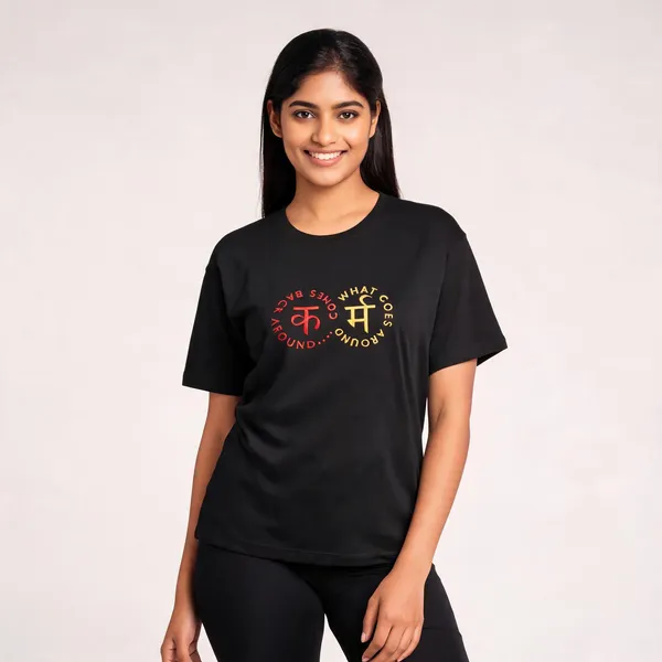Karam_Unisex_Classic_T_Shirt_Black