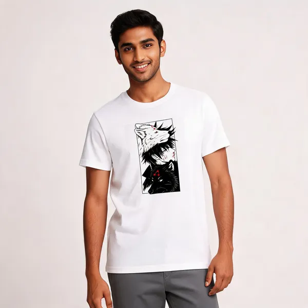 Megumi_Fushiguro_Unisex_Crew_T_Shirt_White
