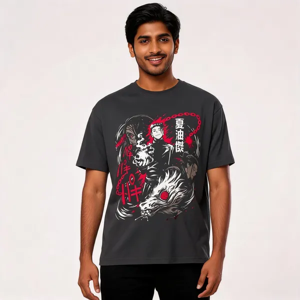 Suguru_Geto_Unisex_Crew_T_Shirt_Steel_Grey