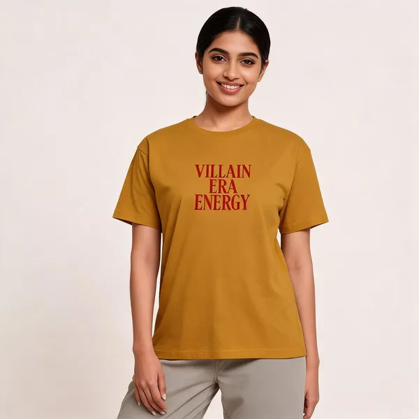 Villain_Energy_Unisex_Crew_T_Shirt_Mustard_Yellow