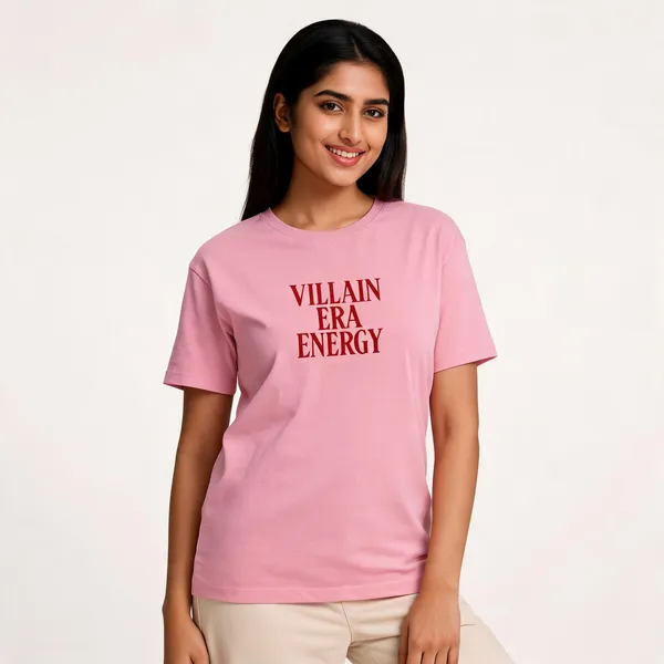 Villain_Energy_Unisex_Crew_T_Shirt_Flamingo