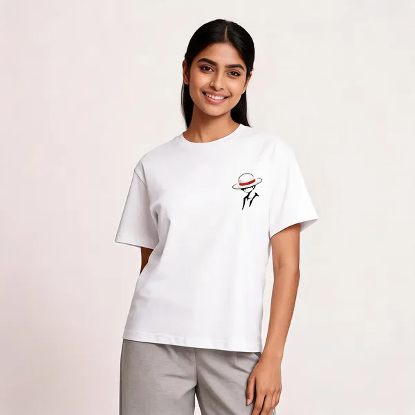 Luffy_Unisex_Crew_T_Shirt_White