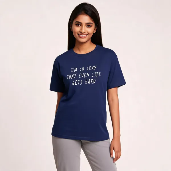So_Sexy_Even_Life_Gets_Hard_Unisex_Classic_Crew_T_Shirt_Royal_Blue