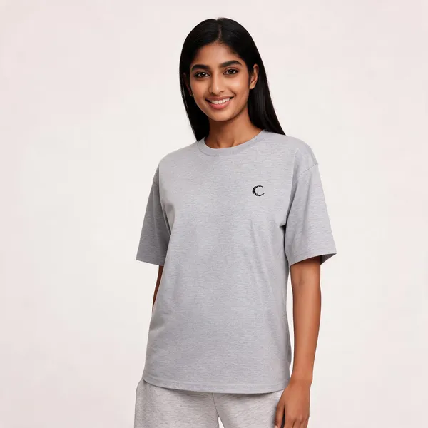 Lunara_Unisex_Oversized_T_Shirt_240_Gsm_Premium_Cotton_Grey_Melange