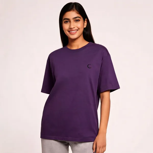 Lunara_Unisex_Oversized_T_Shirt_240_Gsm_Premium_Cotton_Purple
