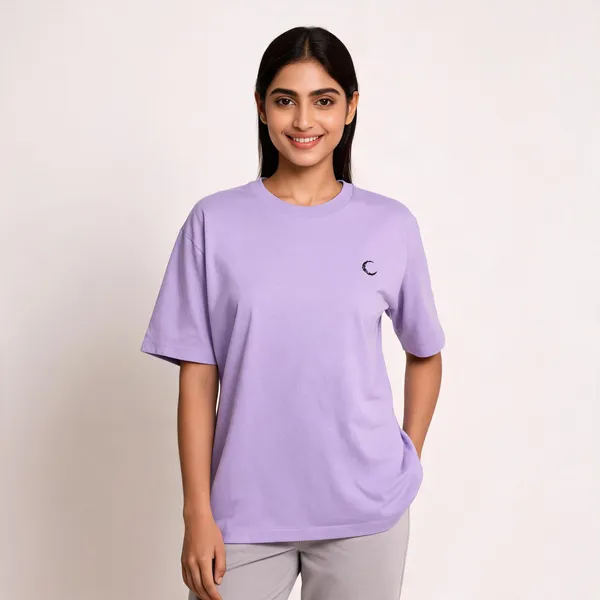 Lunara_Unisex_Oversized_T_Shirt_240_Gsm_Premium_Cotton_Lavender