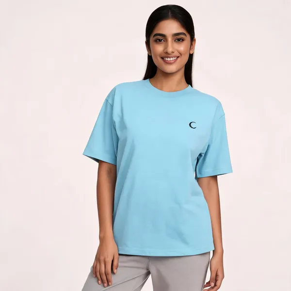 Lunara_Unisex_Oversized_T_Shirt_240_Gsm_Premium_Cotton_Baby_Blue