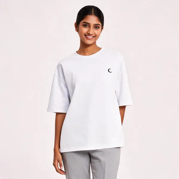 Lunara_Oversized_Terry_Tee_Pastel_Edition_260_Gsm_Unisex_Drop_Shoulder_T_Shirt_White