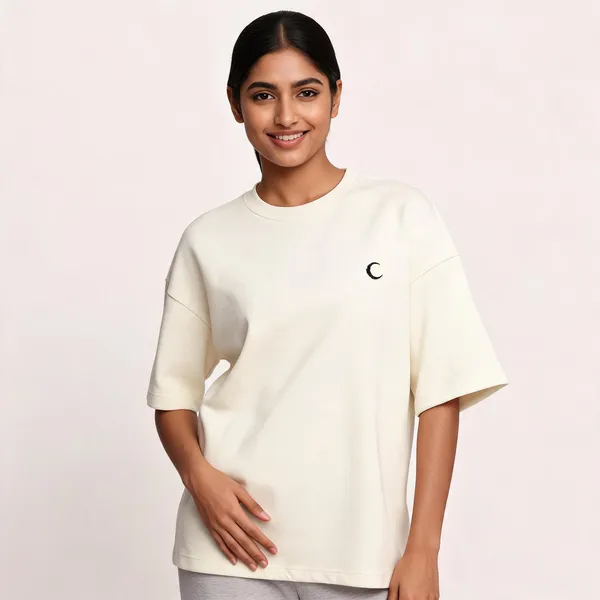 Lunara_Oversized_Terry_Tee_Pastel_Edition_260_Gsm_Unisex_Drop_Shoulder_T_Shirt_Off_White