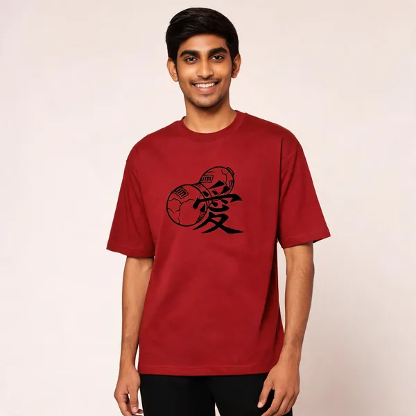 Gaara_Oversized_Graphic_Tee_Lunara_Ink_Red