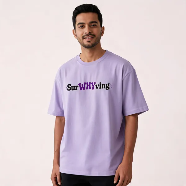 Surwhyving_Unisex_Oversized_T_Shirt_Lavender