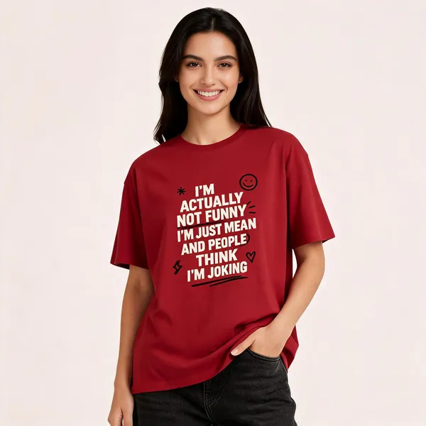 Mean_Me_Unisex_Classic_T_Shirt_Red