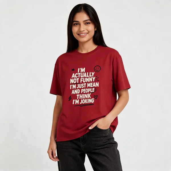 Mean_Me_Unisex_Classic_T_Shirt_Red