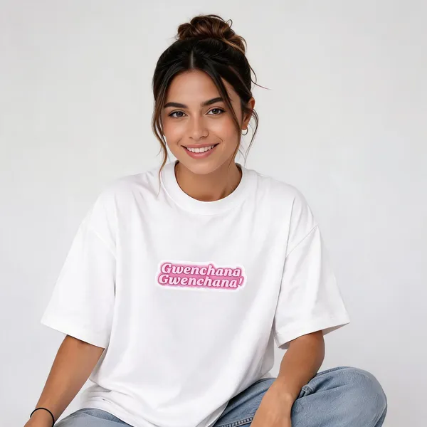 Gwenchana_Unisex_Oversized_Standard_T_Shirt_White