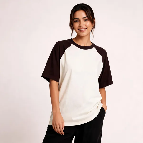 Unisex_Oversized_Raglan_T_Shirt_Coffee_Brown_Off_White