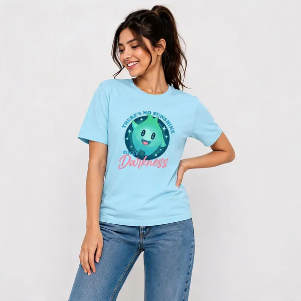 No_Sunshine_Unisex_Classic_Crew_T_Shirt_Baby_Blue