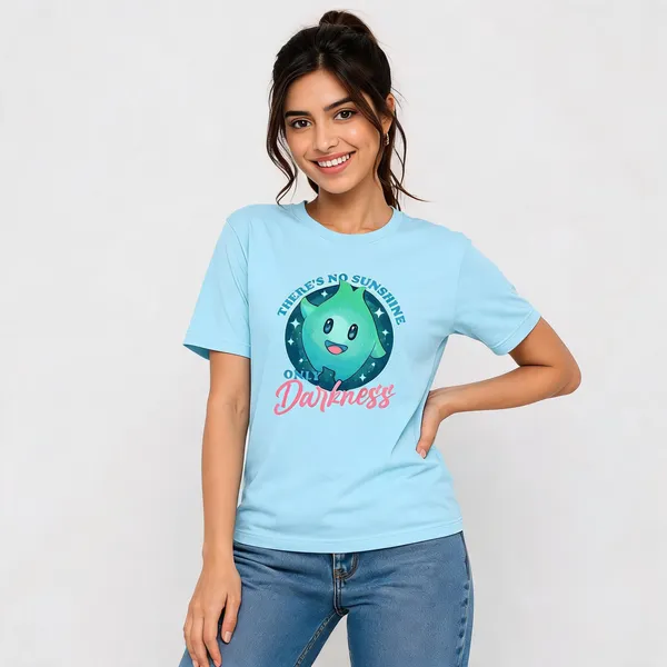 No_Sunshine_Unisex_Classic_Crew_T_Shirt_Baby_Blue