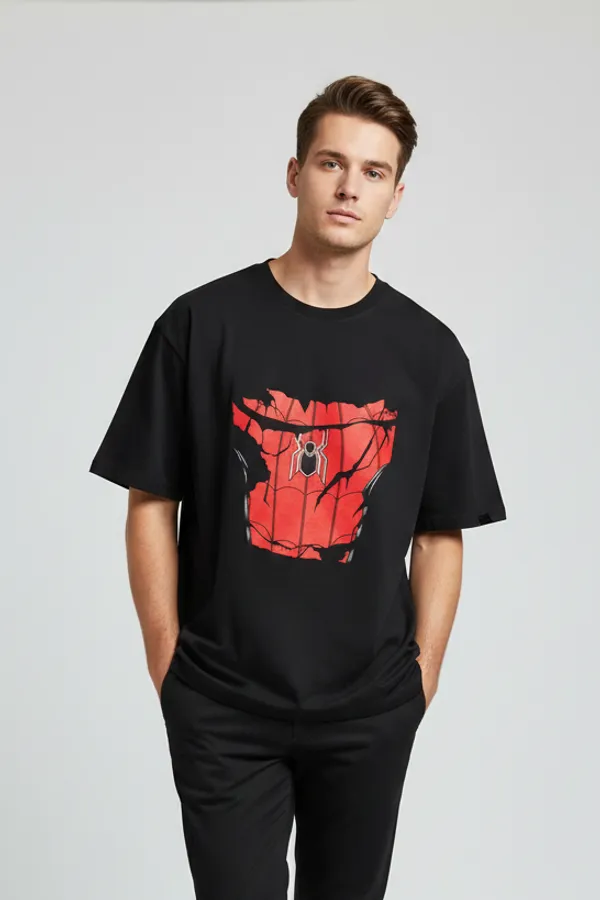 Black_Cotton_T-Shirt_For_Unisex