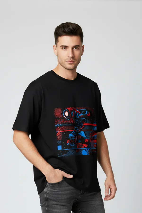 Black_Cotton_T-Shirt_For_Unisex